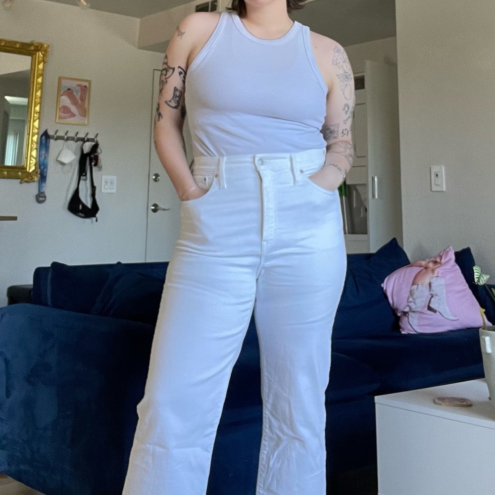 Madewell Slim Wide-Leg Crop